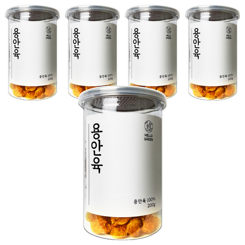 헬로우그린 용안육, 200g, 5개