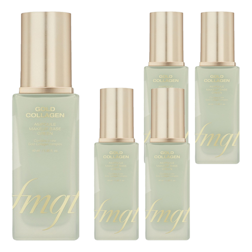 더페이스샵 fmgt 골드 콜라겐 앰플 메이크업 베이스 40ml, 02그린, 5개