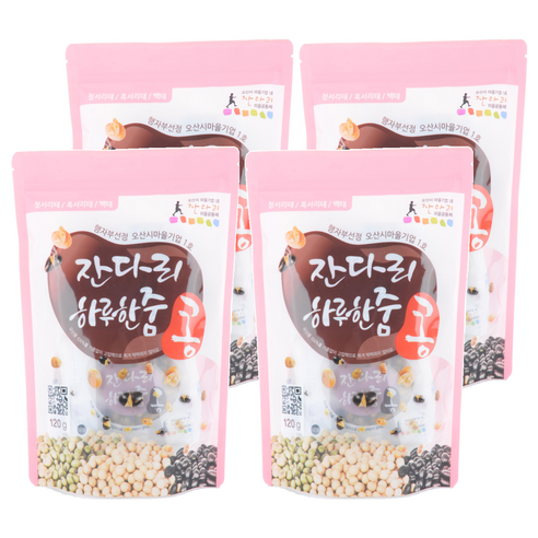 잔다리 하루한줌 볶음콩, 120g, 4개