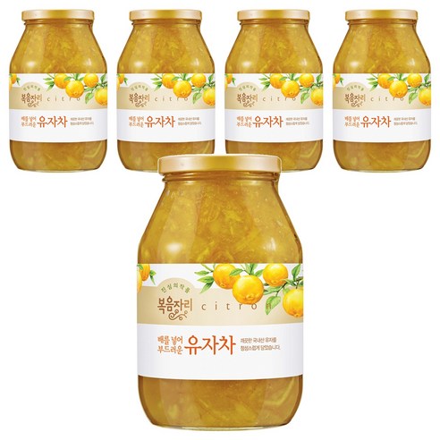 복음자리 유자차 1030gx1병, 1.03kg, 1개입, 5개