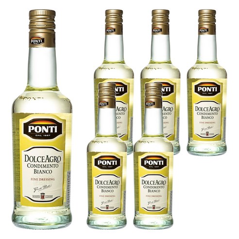 폰티 발사믹 화이트 식초, 500ml, 6개