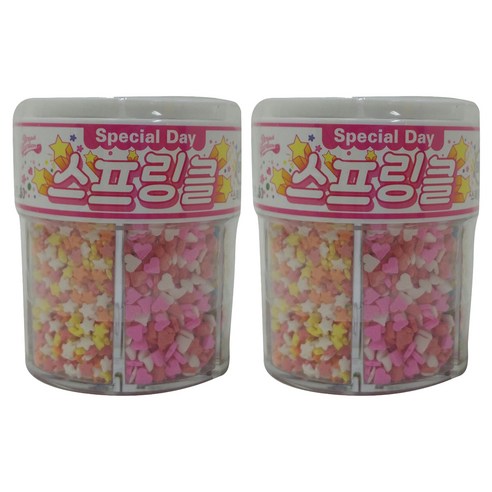 브레드가든 스페셜데이 스프링클 6종 세트, 80g, 2세트