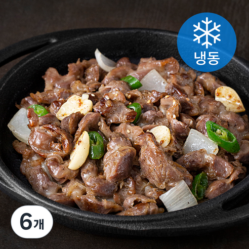 홈스쿡 양념 닭똥집 구이 (냉동), 6개, 200g