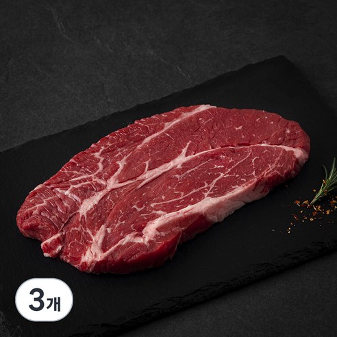 미국산 프라임 척아이롤 구이용 (냉장), 300g, 3개