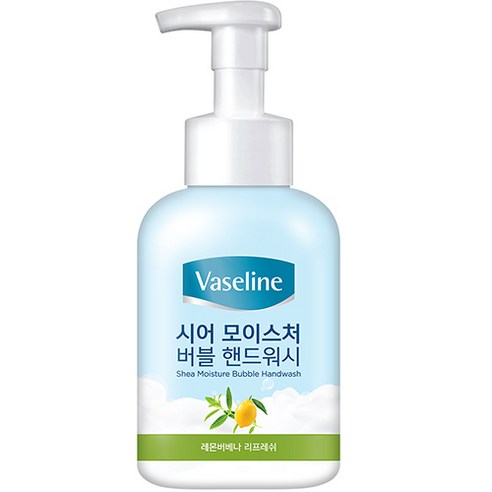 바세린 시어 모이스처 버블 핸드워시 레몬버베나향, 500ml, 1개