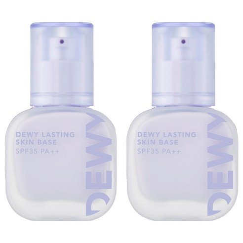 더페이스샵 듀이래스팅 스킨 베이스 35ml, 02 퍼플, 2개