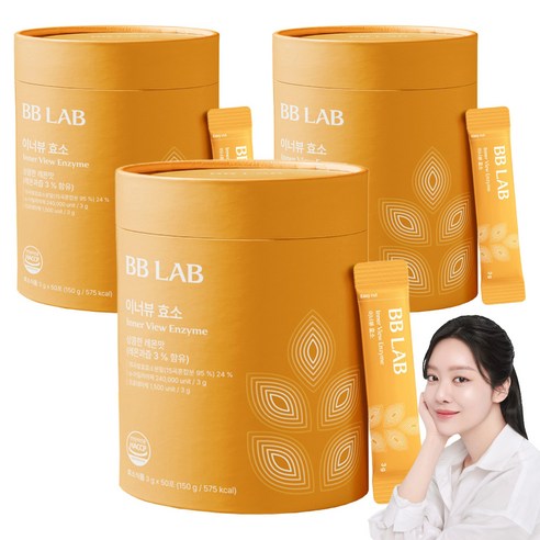 비비랩 이너뷰 효소, 50회분, 3개