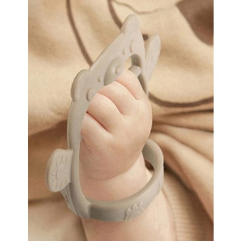 固齒器 磨牙棒 穿握型 安撫 寶寶 嬰兒 新生兒 玩具 白金矽膠 收納