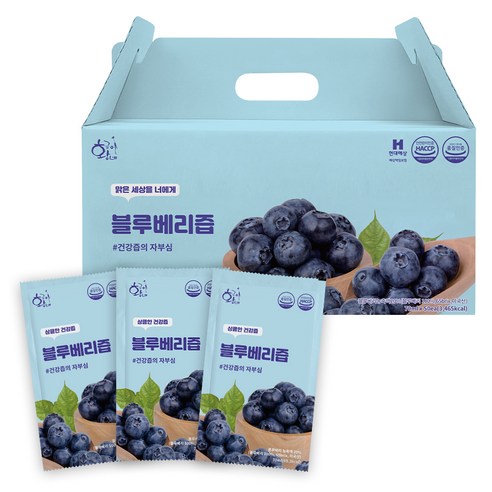 황금이네 블루베리즙, 70ml, 50개