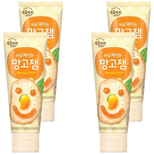 복음자리 바로 짜먹는 망고잼, 100g, 4개