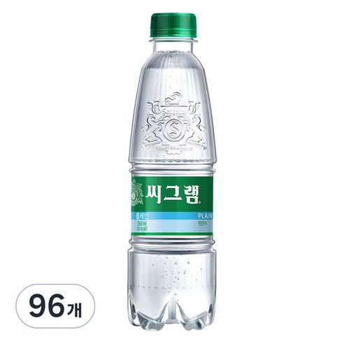 씨그램 플레인 탄산수, 350ml, 96개
