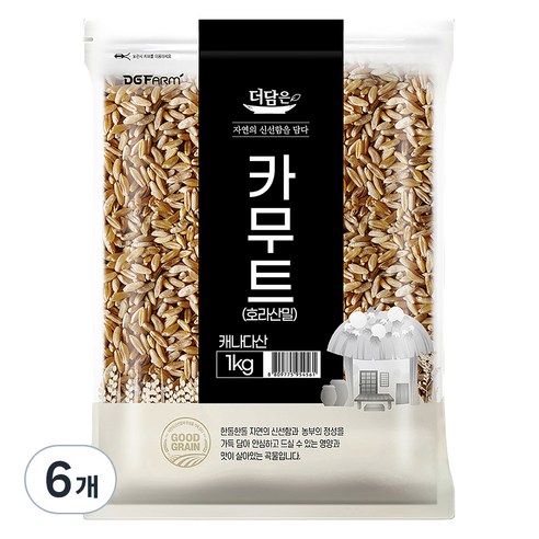 더담은 호라산밀 카무트, 1kg, 6개