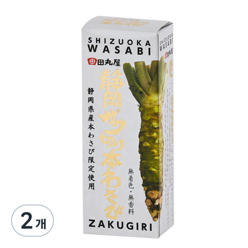 타마루야 자쿠키리 혼와사비, 70g, 2개