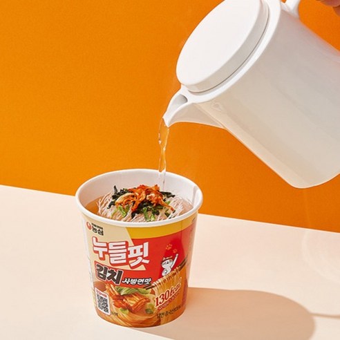 가볍게 즐기는 김치의 풍미, 누들핏 김치사발면맛