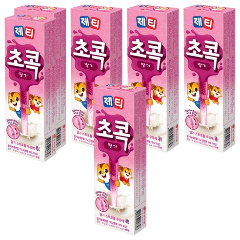제티 초콕 딸기맛, 3.6g, 10개입, 6개