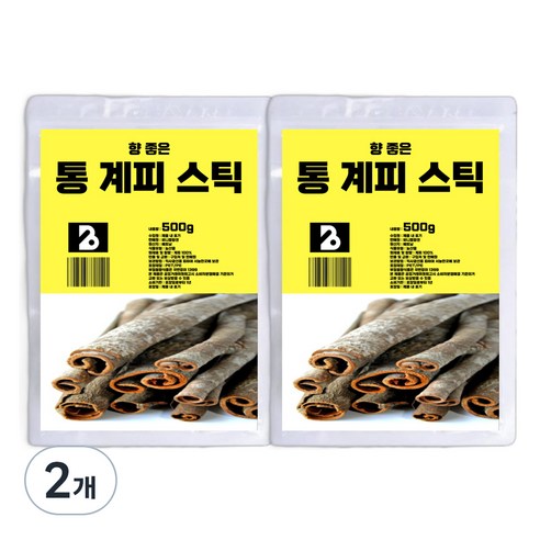 비니플랑센 향 좋은 통 계피 스틱 2p, 1kg, 2개
