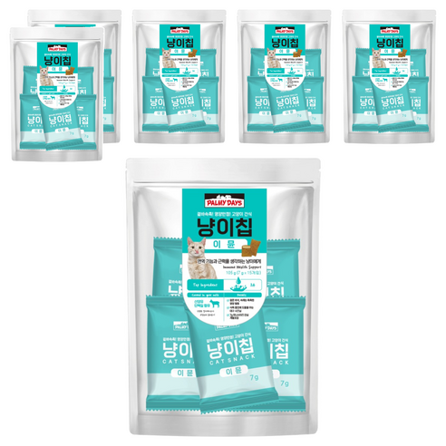 파미데이즈 고양이 냥이칩, 이뮨, 105g, 6개