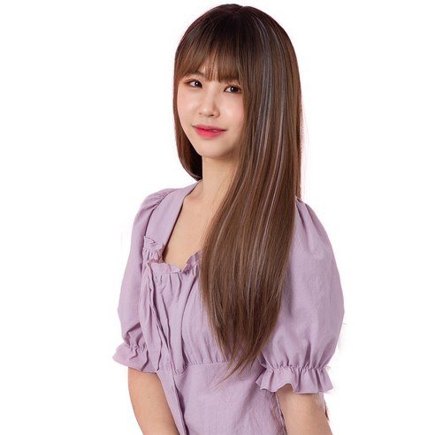 가발위드 투톤 스트레이트 컬러 헤어피스 5p + 트윙클 붙임머리 세트, 블랙라이트핑크(피스), 랜덤발송(트윙클 붙임머리), 1세트