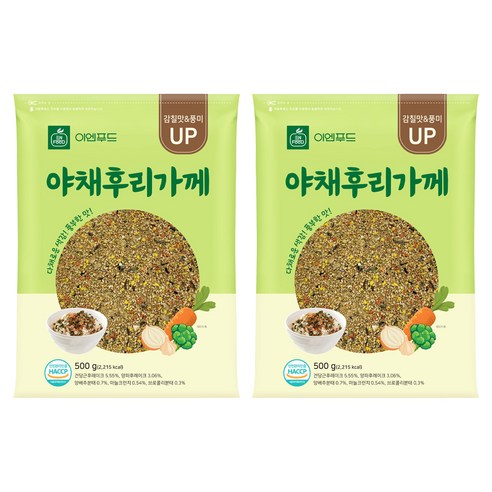 이엔푸드 야채 후리가께, 500g, 2개