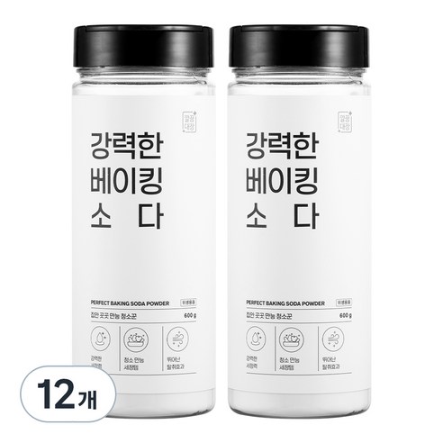 깔끔대장 강력한 베이킹 소다, 600g, 12개