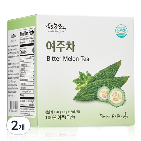 남도농산 여주차 티백, 1g, 20개입, 2개