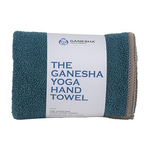 땀 때문에 미끄러운 손, 요가 자세 불안정? 가네샤 요가 핸드타월로 해결! 요가핸드타올