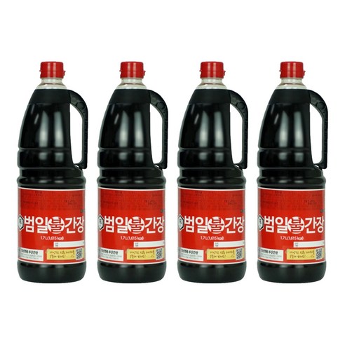 범일 불간장, 1.7L, 4개