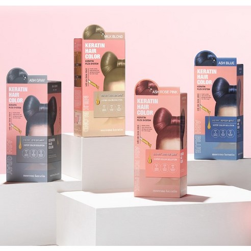 멋진 애쉬 그레이 컬러, 집에서 간편한 염색