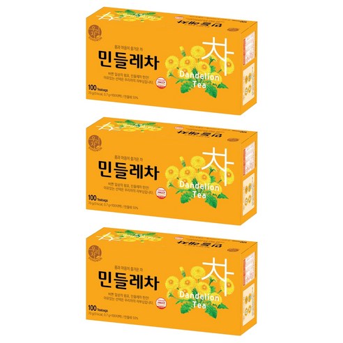 우리차 민들레차, 0.7g, 100개입, 3개