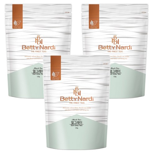 베티나르디 얼그레이 지퍼백, 125g, 3개, 1개입