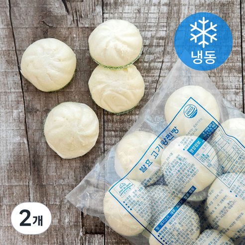 청아냉동식품 발효 고기왕찐빵 15개입 (냉동), 825g, 2개