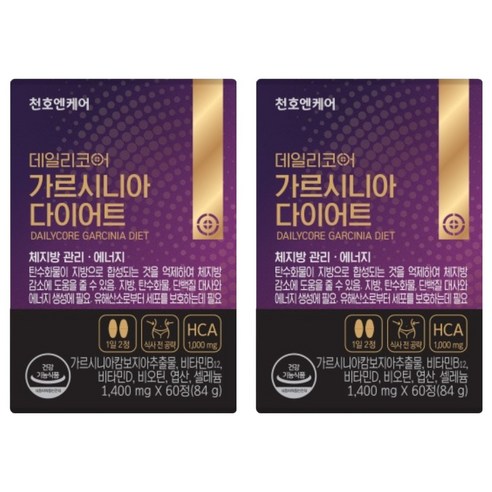 천호엔케어 데일리코어 가르시니아 다이어트 84g, 2개
