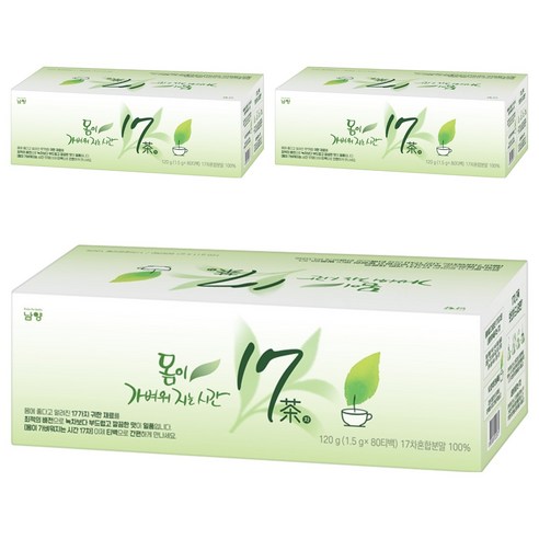 17차 몸이 가벼워지는 시간, 1.5g, 80개입, 3개