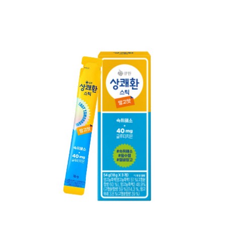 큐원 상쾌환 스틱 망고맛 3p, 54g, 1개