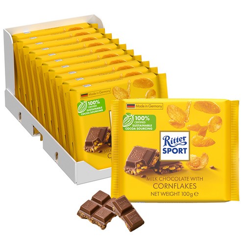리터스포트 콘플레이크 초콜릿, 100g, 10개
