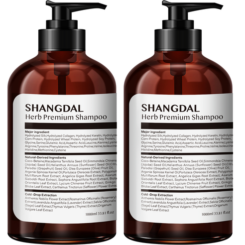 샹달 프리미엄 샴푸 시그니처향, 1000ml, 2개