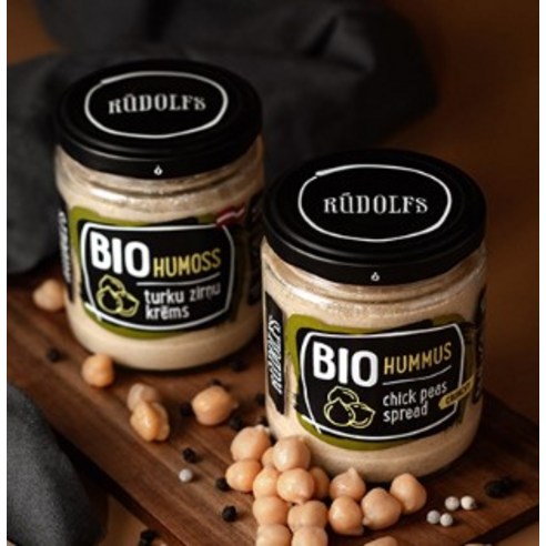 1분 만에 완성하는 건강한 아침, RUDOLFS 유기농 후무스 스프레드