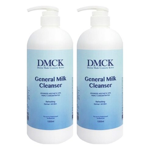 DMCK 제너럴 밀크 클렌저, 1000ml, 2개