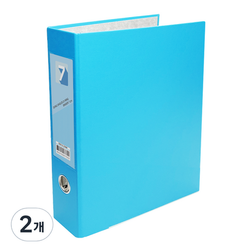 투코비 도노 D링 바인더 3공 A4 7cm, 하늘, 2개