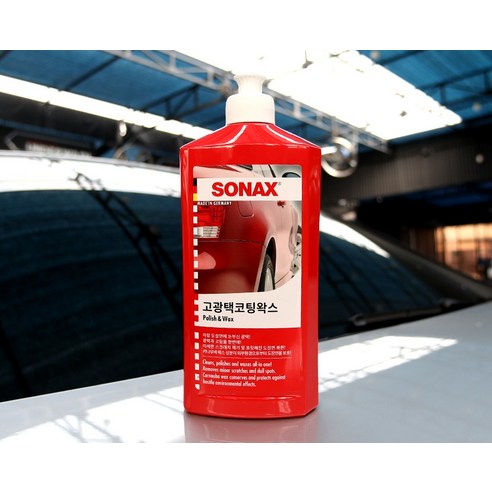 소낙스 고광택 코팅왁스는 세정, 광택, 코팅을 한 번에 처리할 수 있는 올인원 에멀전 타입의 제품입니다.