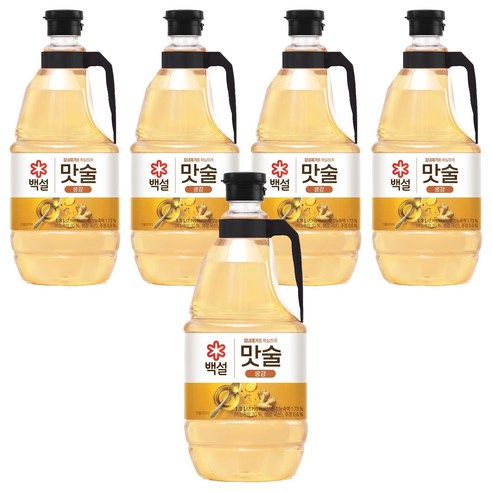 백설 맛술 생강, 1.8L, 5개