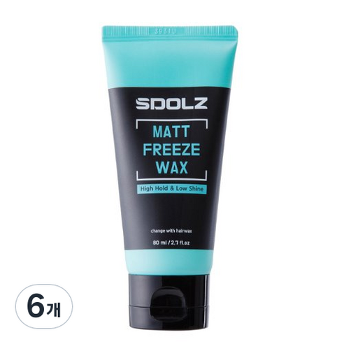 슈돌츠 매트 프리즈 헤어왁스, 80g, 6개