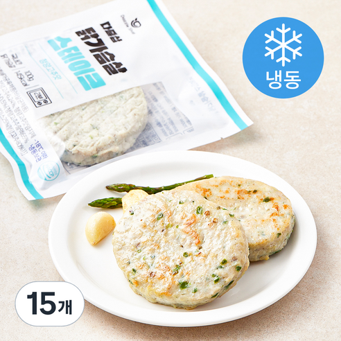 다즐샵 닭가슴살 스테이크 청양고추맛 (냉동), 100g, 15개