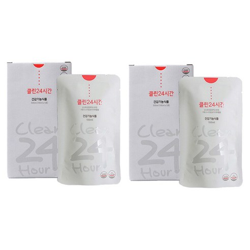클린24시간 탄수화물 차단 다이어트 쾌변 보조 식품, 500ml, 2개