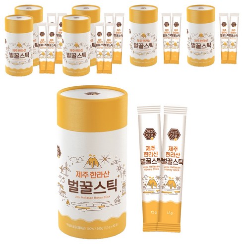 제주 한라산 벌꿀스틱 7호 30p, 360g, 7개