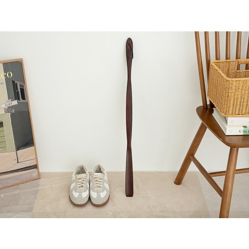허리 부담 없이 편리하게, 코멧 옻칠 구두주걱 특대 75cm