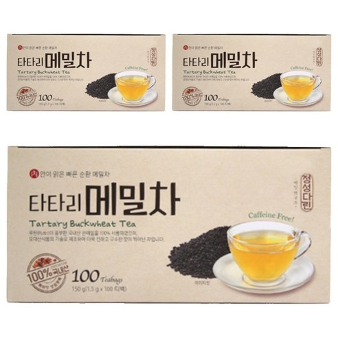 오대산식품_타타리메밀차티백세트, 1.5g, 100개입, 3개