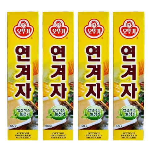 오뚜기 연겨자, 100g, 4개