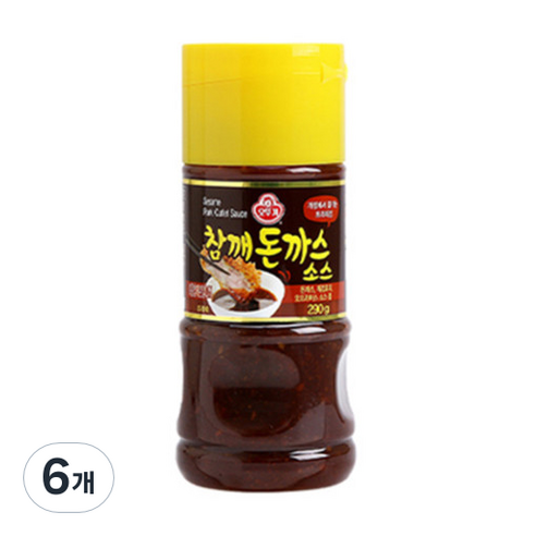 오뚜기 참깨 돈까스소스, 290g, 6개