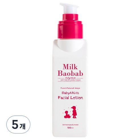 비오클라쎄 밀크바오밥 베이비&키즈 페이셜 로션, 100ml, 5개